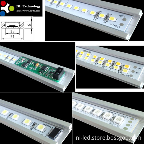 DC24V Recessed LED Bar Light with LED Profile